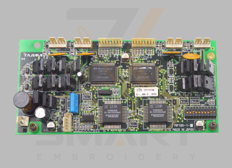 Usado MP 180-1 Tarjeta electrónica HLV 2.00 para Tajima Single Head Bordery Machine 0J27001060 CL6101A60000