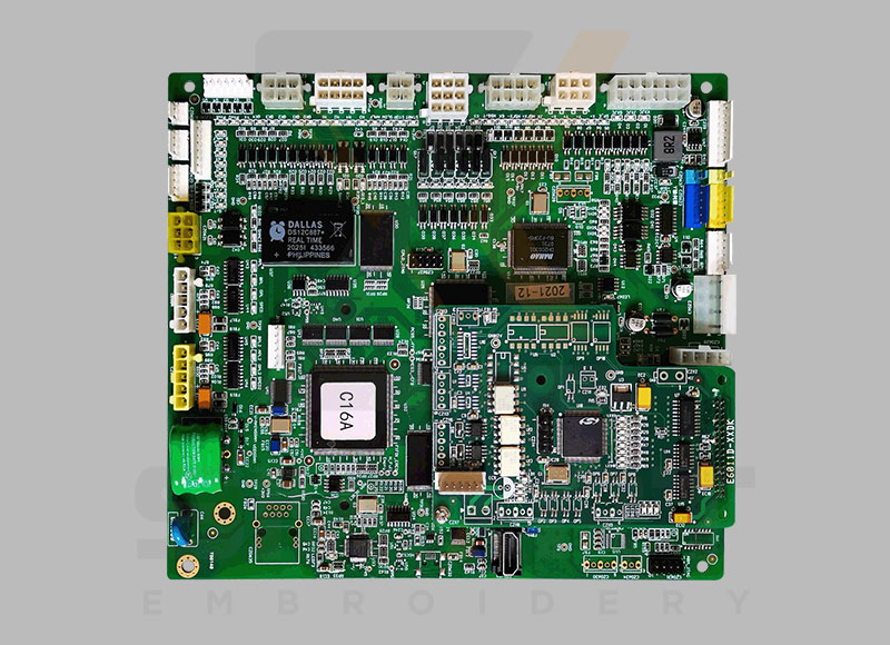 Tarjeta principal de Dahao E8606 para la placa base de la placa principal de la computadora C16 E8606-C16A Accesorios para la máquina de bordado de la computadora