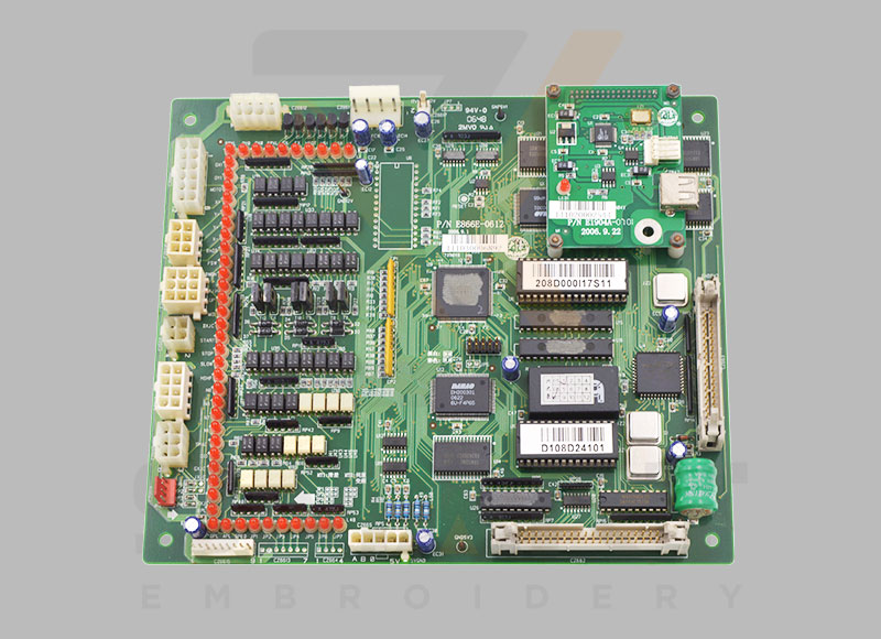 Dahao Electronic CPU Tarjeta principal de CPU original P/N E866 Piezas de repuesto de máquina de bordado chino