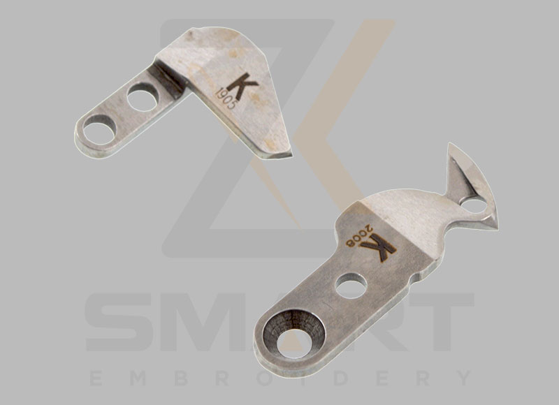Cuchilla de máquina de bordado Tajima Cuchillo fijo y móvil C030102F-M