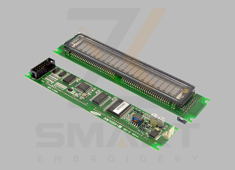 20M102DA1 Caracteres del cabecera de operación VFD utilizada Pantalla Matriz Matriz Módulo de pantalla 5VDC Interfaz serial paralela