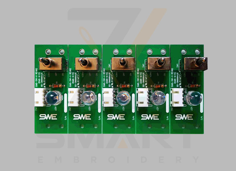 BD-000004 EMB-SWF-H SWF Cabeze On Off OFF Switch Board Tarjeta Rev01 (EMB-9,15) Piezas de repuesto de la máquina de bordado SunStary