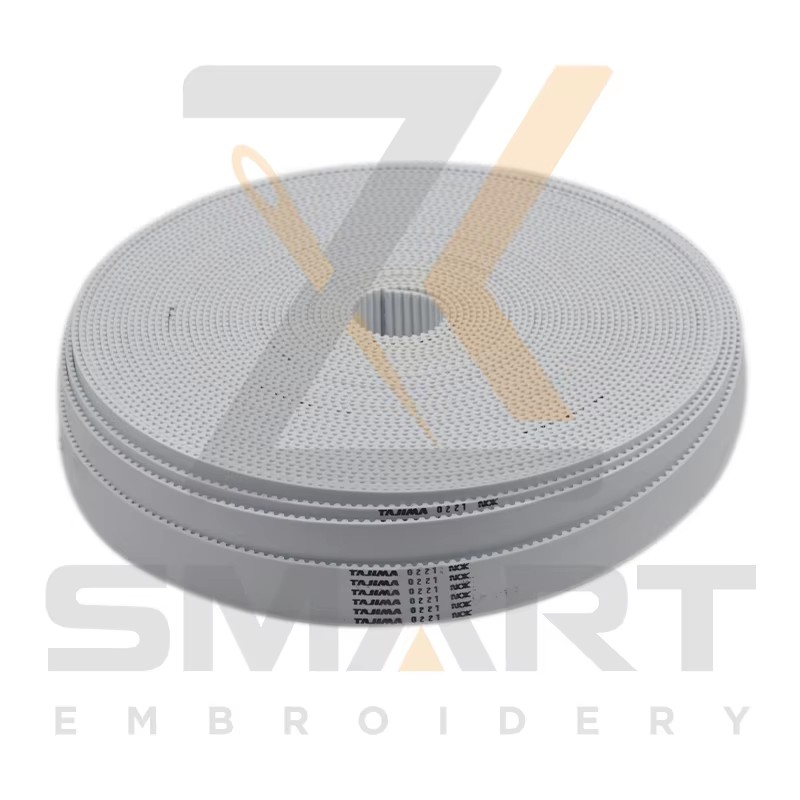 Tajima Tajima XY Marco S5M 35 mm Cinturón de sintismo Color blanco Bordado Máquina Piezas D01-S5M-35-TJW02