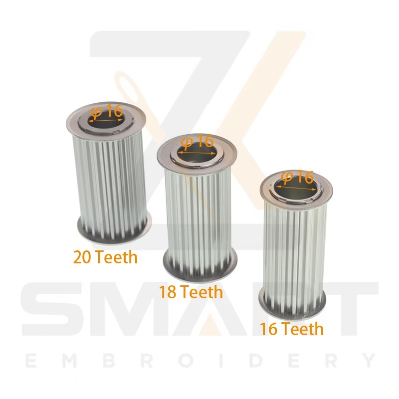 Tajima SWF Embroidery Machine Pulley S5M 16/18/20 Dientes 501490030S12 UN110030B000 MXS711B00000 501491020S03 501491020000