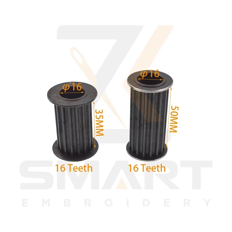 Tajima SWF Embroidery Machine Parts Pulley Material de hierro S5M 16 Dientes 35/50 MM 501490030S12 UN110030B000 501470050S11