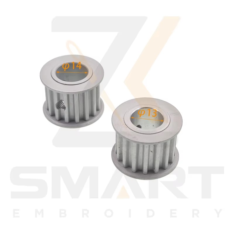 Tajima SWF China Embroidery Machine Parts Pulley T5 16 Dientes D05-T5-D13-T16-W17 D05-T5-D14-T16-W17