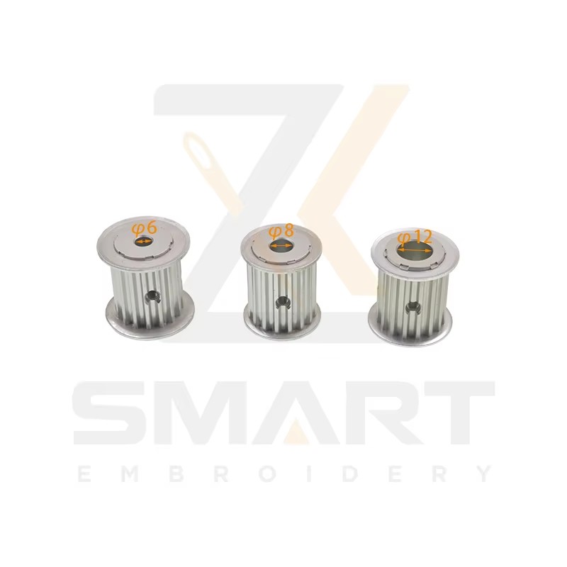 Tajima SWF China Embroidery Machine Parts Pulley S5M 16 Dientes D05-S5M-D6-T16-W25-AF D05-S5M-D8-T16-W25-AF D05-S5M-D12-T16-W25