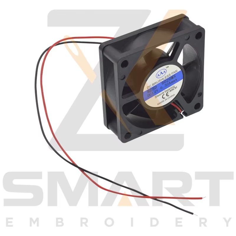 Ventilador de enfriamiento 60*60*20 12 voltios Tajima SWF China Embroidery Machine Parts EDH06-60*60*20-12V