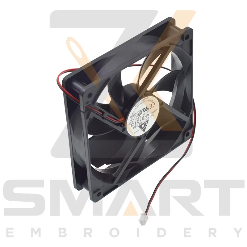 Ventilador de enfriamiento 120*120 12 Volt para piezas de máquina de embroidería EDH06-120*120-12V