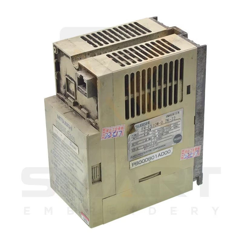 Piezas de máquina de embroidería Tajima Inverter usado PB000801AD00 FR-E510W-0.2K-32