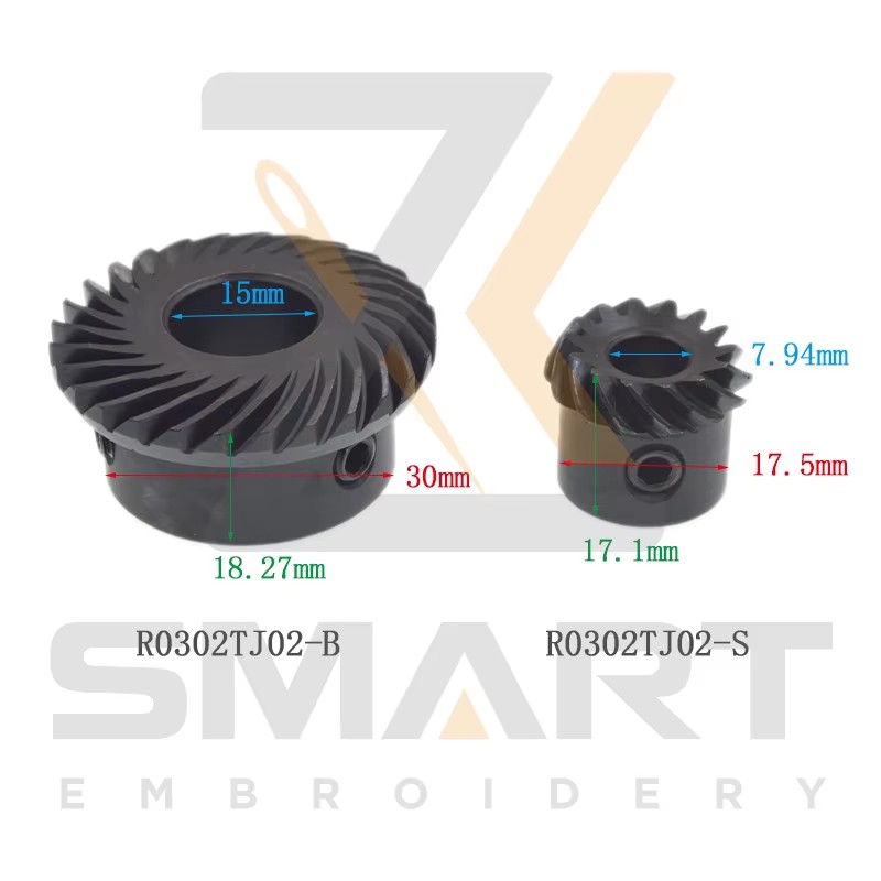 Beverl Gears para máquinas de embroidería Tajima R0302TJ02-B R0302TJ02-S
