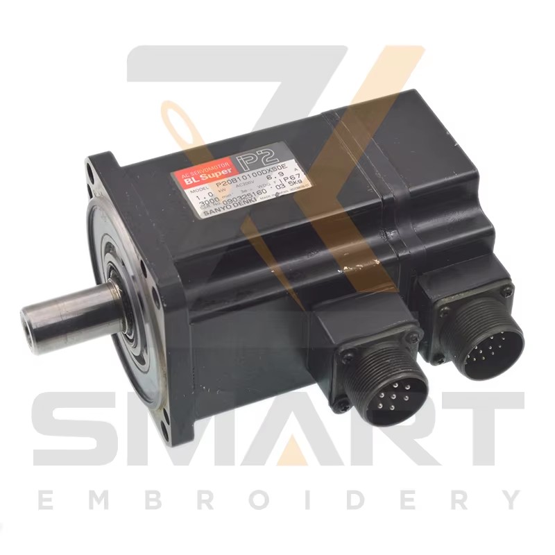 Usado SWF XY Frame Servo Motor P20B10100DXS0E 1KW HB SA serie Embroidery Machine Parts ESWF-P20B10100DXS0E-U
