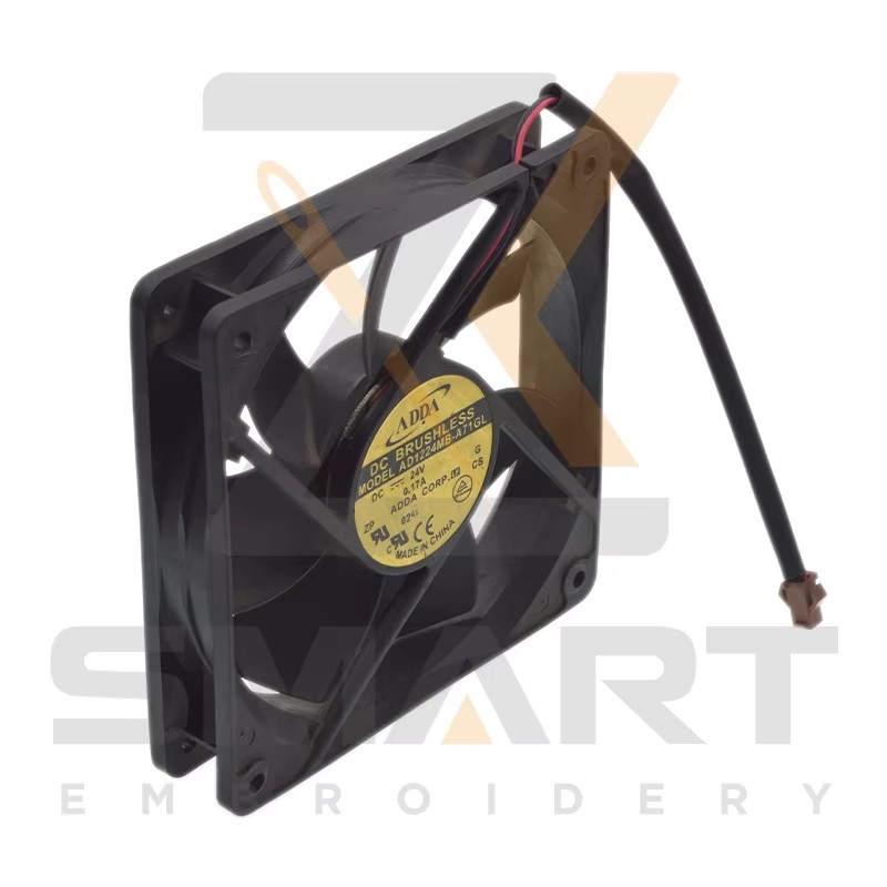 Ventilador 24V usado para SWF AD1224MB-A71GC piezas de máquina de embroidería ESWF-AD1224MB-A71GC-U
