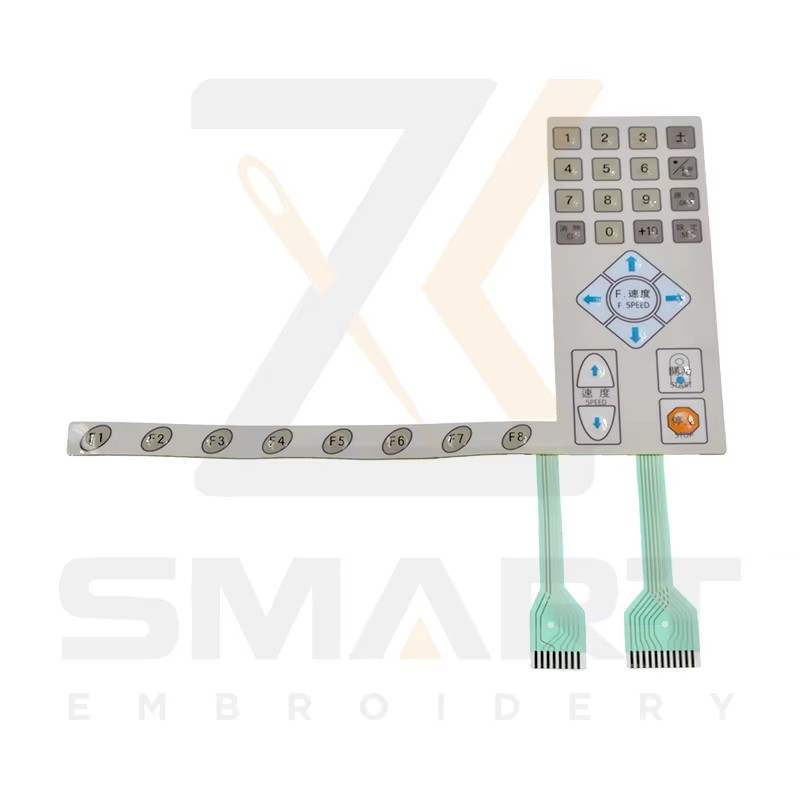 SWF Embroidery Machine Parts Keypad Control Panel Teclado de membrana para D G