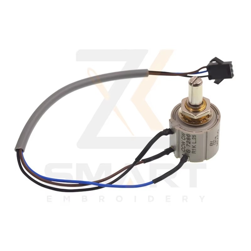 Potentiómetro 7276 R1K L.25 con Cable Embroidery Machine Parts ETJ-R1K-L.25-WC
