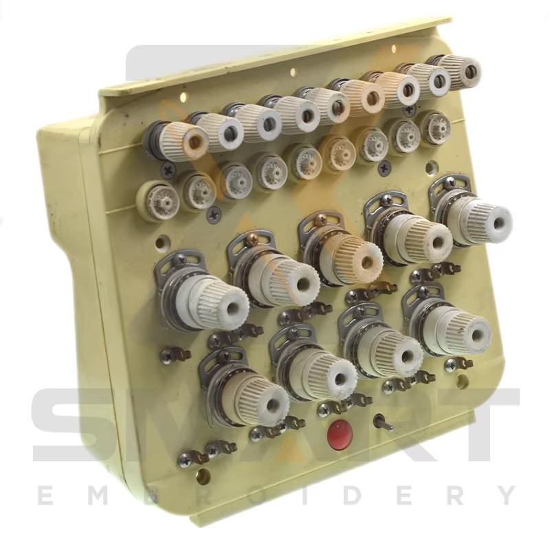9 colores usados SWF unidad de base de tensión ASSY con tarjetas dentro de piezas de máquina de embroidería T01SWF901-U