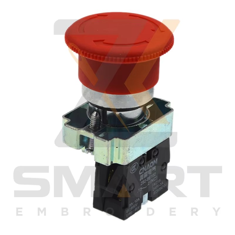 Interruptor de parada de emergencia ZB2-BE102 piezas de máquina de embroidería EDH06-ZB2-BE102