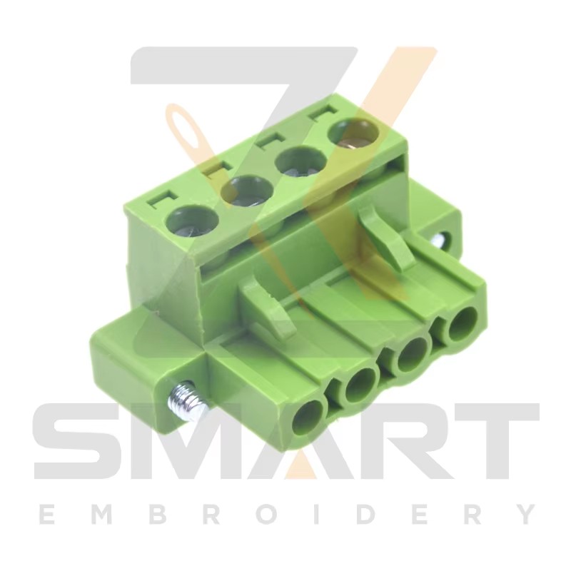 Conector tipo L 4 pinos para componentes de conductores de máquinas de embroidería E12-CZ-L4-F E12-CZ-L4-M