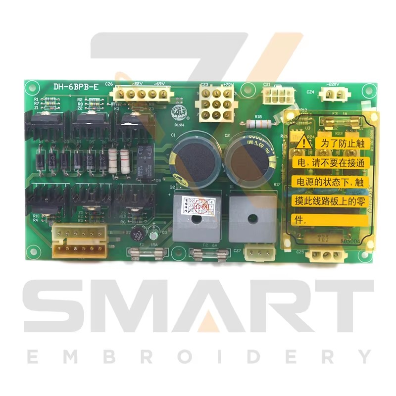 Usado DAHAO 6BPB tarjeta de alimentación China Embroidery Machine Parts EDH04-6BPB-U