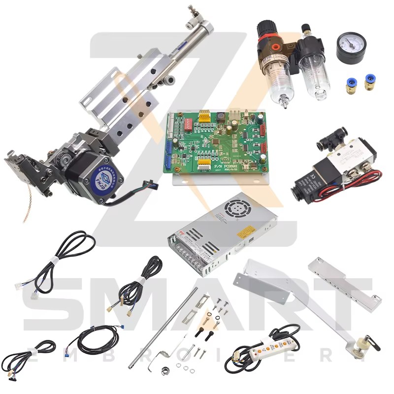 Sequin Device Kit de la parte izquierda de las máquinas de embroidería chinas Partes S07004-L/KIT