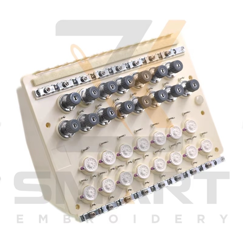 Unidad de base de tensión de 15 colores con componentes de máquina de embroidería china T0104-TJ15