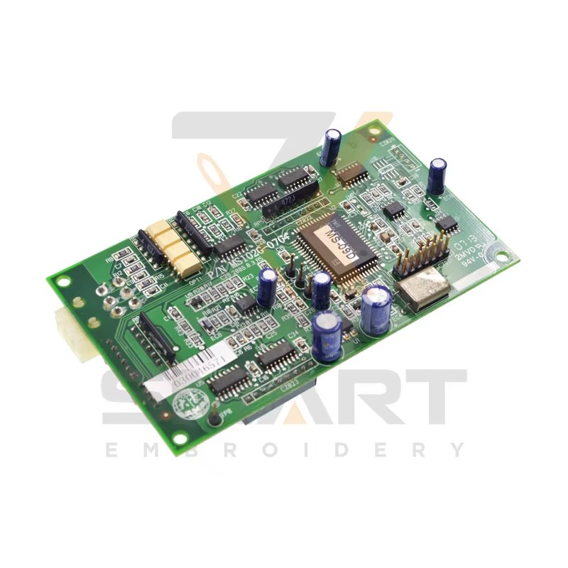 Tarjeta usada MS102 con versión MS09D para motor de 2/4 fases MS02 MS01 MS21 Tarjeta China Embroidery Machine Parts EDH02-MS09D-MS102-U